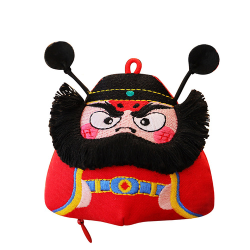 [Qian Li] Dragon Boat Festival Sachet Sachet Gift Embroidery Zhong Kui Finished Ornament Cartoon Three-dimensional Sachet Wholesale