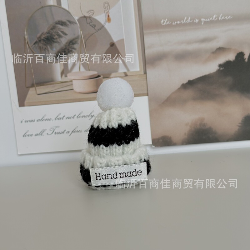 迷你毛线帽子卡通玩偶公仔娃娃装饰毛线帽子配件diy毛线帽子配件|undefined