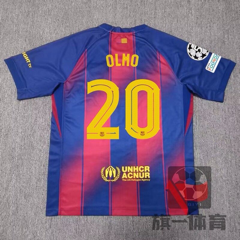 2526 バルセロナ アウェイ ファンバージョン ジャージ No.10 アマール No.8 ペドリ No.9 レヴァン サッカーユニフォーム シングルトップ|undefined