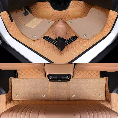 Suitable for Xingyao 6, 26 Models of Xingyao 6 Special Car Floor Mats, Interior Accessories, Full Coverage (Ayaqaltılar (Kovriklər)) - star-6-double-layered-floor-mat-snowy-brown
