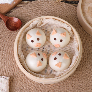 ECHO Japanese steamer cloth does not occupy steamed buns pure cotton steamed cloth steamed buns Steamed buns cotton pad dumpling dessert pad cloth