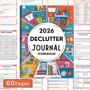 �羳��Ʒ2026DECLUTTERJOURNALWORKBOOK��ͥ������ӛ���F؛����