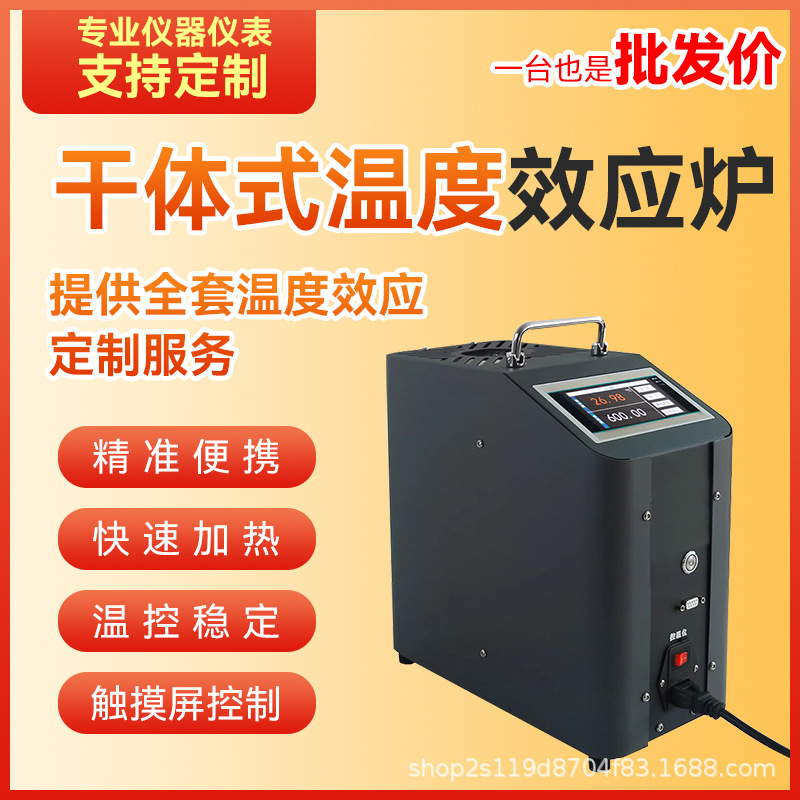 便携式干体式温度校验炉工业船用钢厂锅炉温度校准器检定炉测试仪