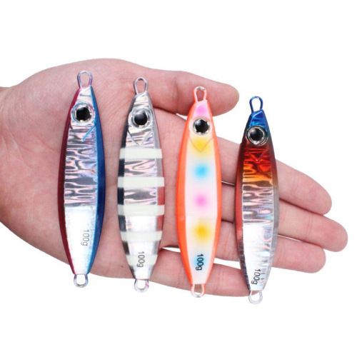 Manufacturer wholesale Luya luminous bait spring bream iron plate lead fish long throw shore throw sea fishing bait fishing gear for outdoor fishing