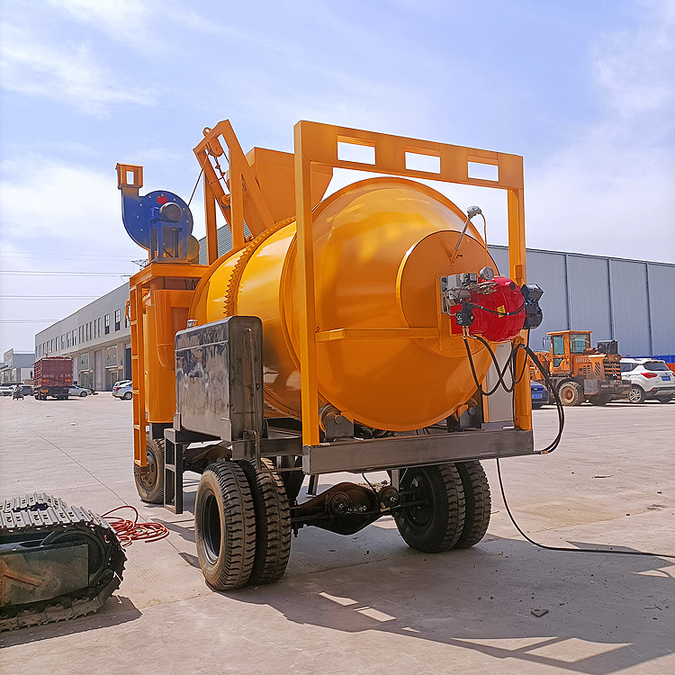 山东沥青拌合设备 鸿辉滚筒沥青拌和机 移动小型沥青拌合机厂家