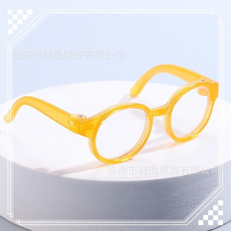 2025新款无喷labubu公仔棉花娃娃20cm/15cm明星配饰眼镜透明镜片|undefined