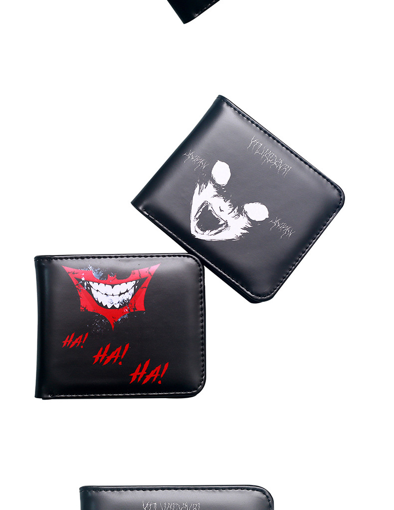 Unisex Letter Skull PVC Open Small Wallets display picture 20