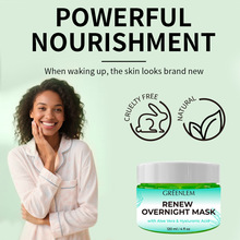 �羳GREENLEM«��˯�߲�ˮ��ʪ��ĤRENEW OVERNIGHT MASKȫӢ�ֻ�