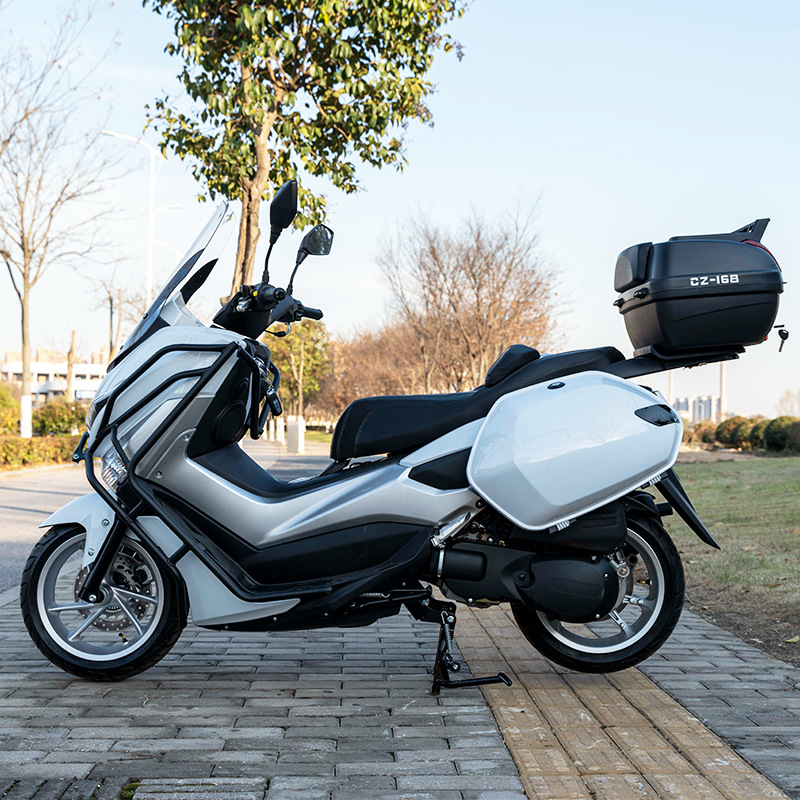3 generaciones de fábricas de camiones de petróleo todoterreno para adultos importan y exportan apariencia de motocicleta de dos ruedas, scooter, locomotora de gasolina