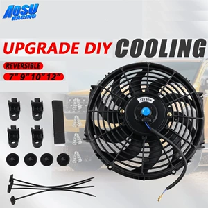 Avtomobil Soyutma Fanı Universal DIY 10 12 Düym 12V 80W 90W