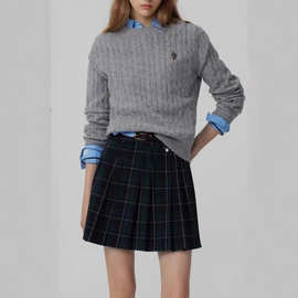 绞花款毛衣男女成人款可定制多色童装羊毛衫拉夫款可改款针织衫