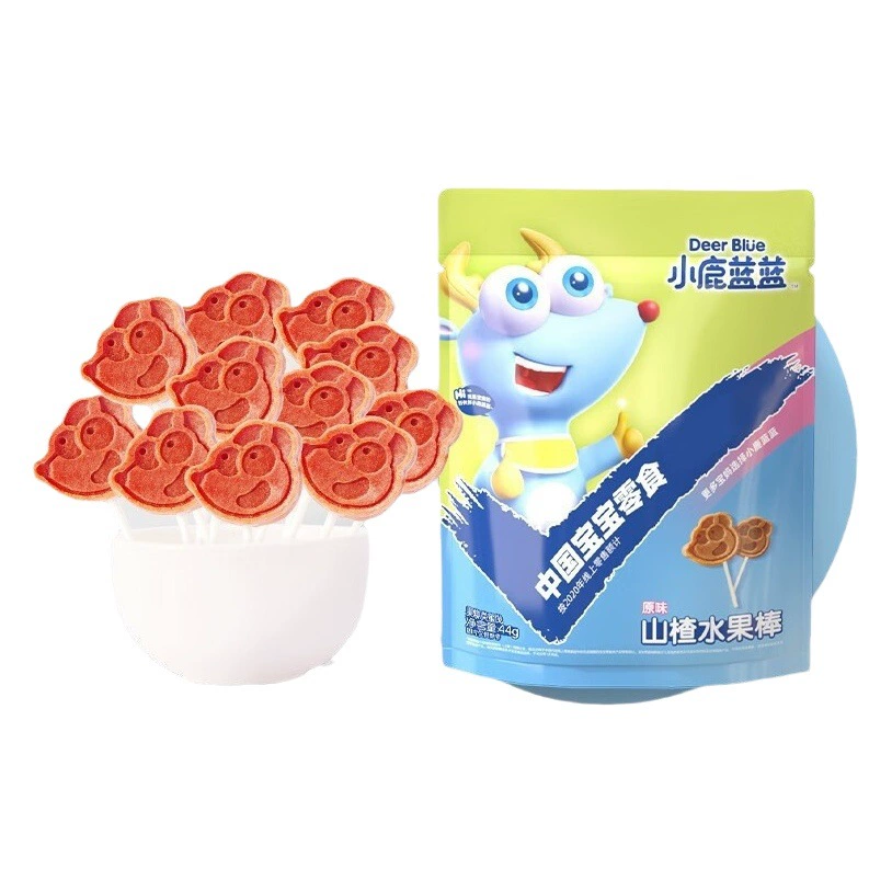 Оригинальные фруктовые полоски Little Deer из синего боярышника, снек из свежих сушеных фруктов для младенцев и малышей, дополнительный продукт для питания