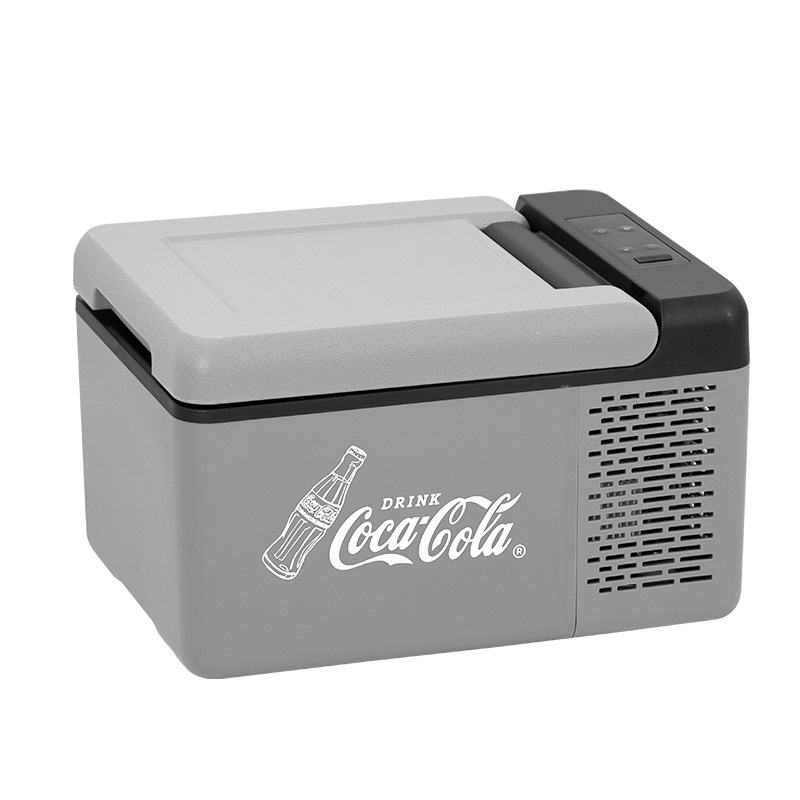 可口可乐车载冰箱9升小型压缩机制冷车家两用户外冷冻冷藏冰箱