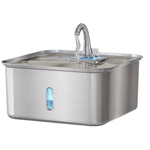 JPET más pet beber de agua de acero inoxidable de gran capacidad filtrado automático circulante alimentador de agua para mascotas perro inteligente image 6