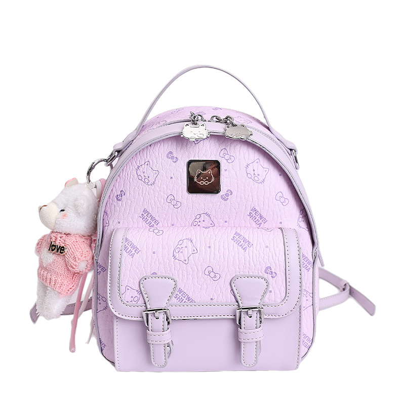 Moda extranjera estilo coreano simple sensación diaria 2026 nuevo hombro mochila bolsa de cubo portátil temperamento casual