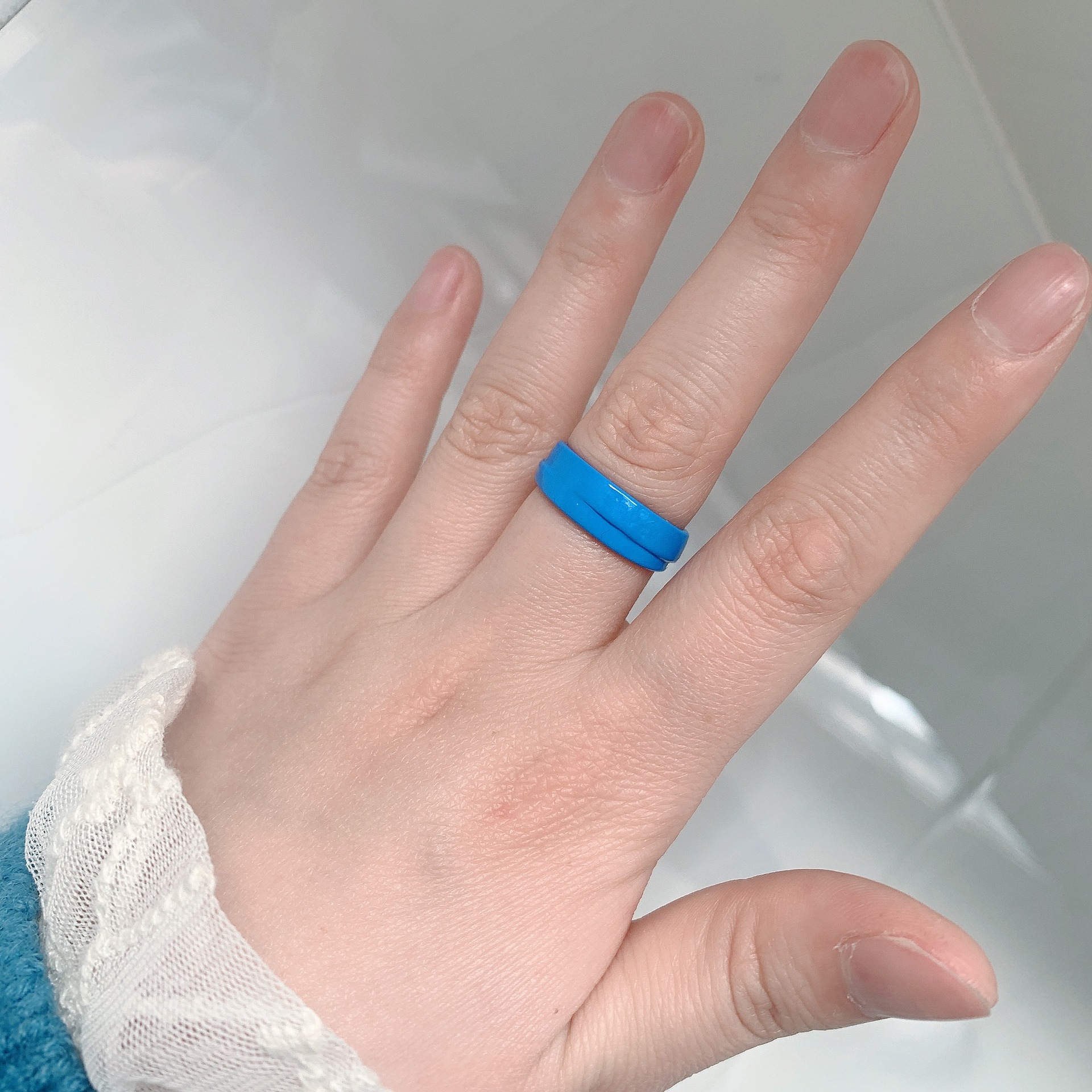 Punk Solid Color Open Ring display picture 19