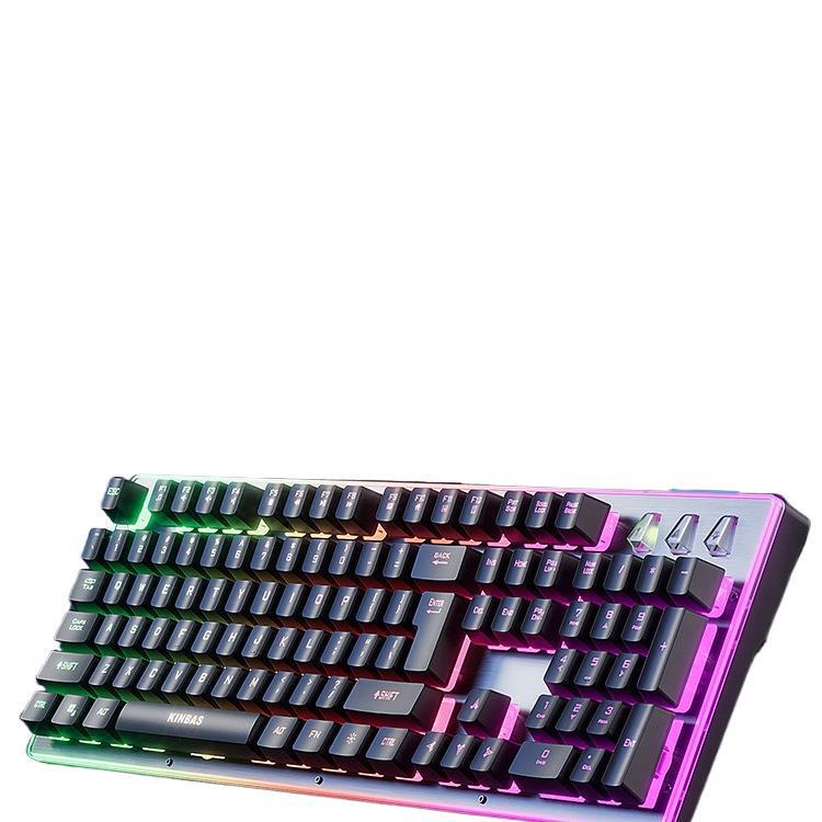 キーボード ラングラー マウス セット メカニカル フィール 有線 ワイヤレス コンピューター ゲーム eスポーツ キーボードとマウス ヘッドセット 3点セット|undefined