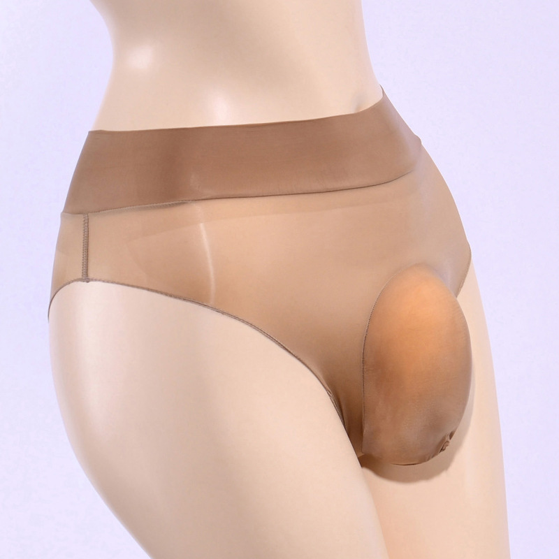 Cross-Border Amazon Foreign Trade Glossy Men's Briefs Jj Set Stockings Sexy Shorts Silky Touch Men's Underwear