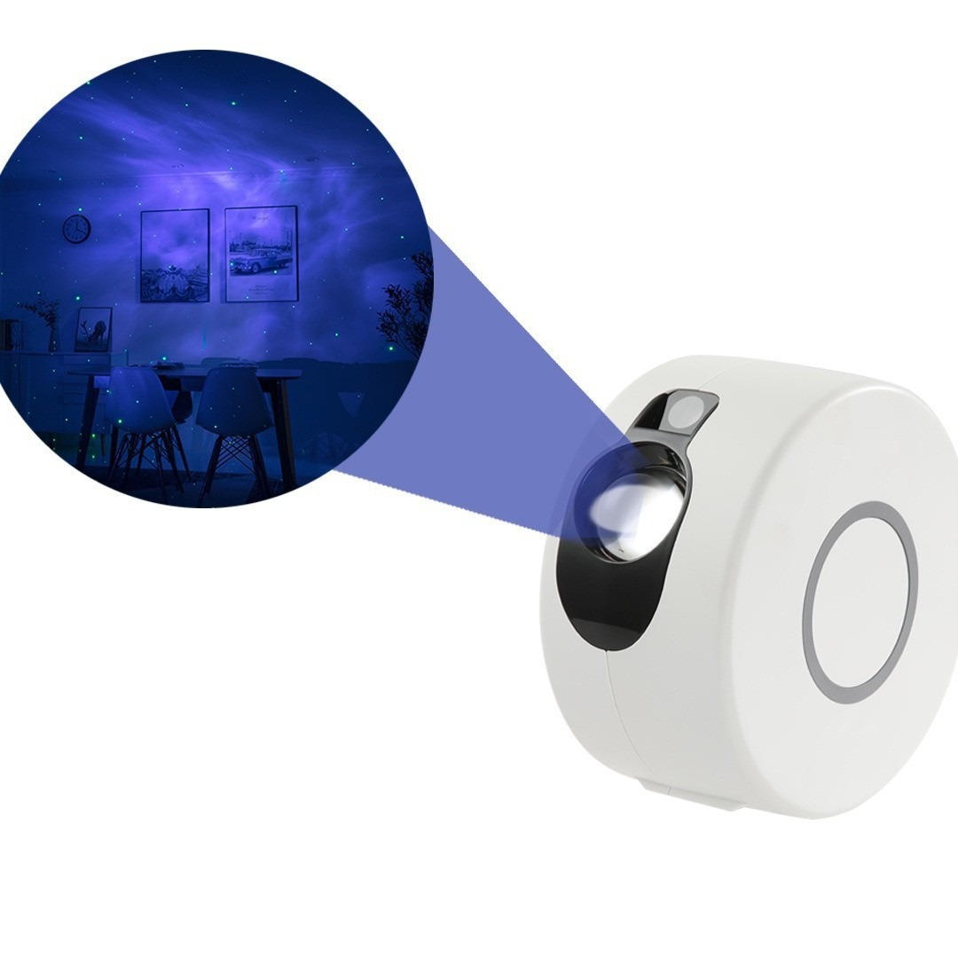 2021 nuevo cielo estrellado lámpara de proyección colorida luz nocturna LED láser nebulosa lámpara dormitorio LED lámpara de proyección
