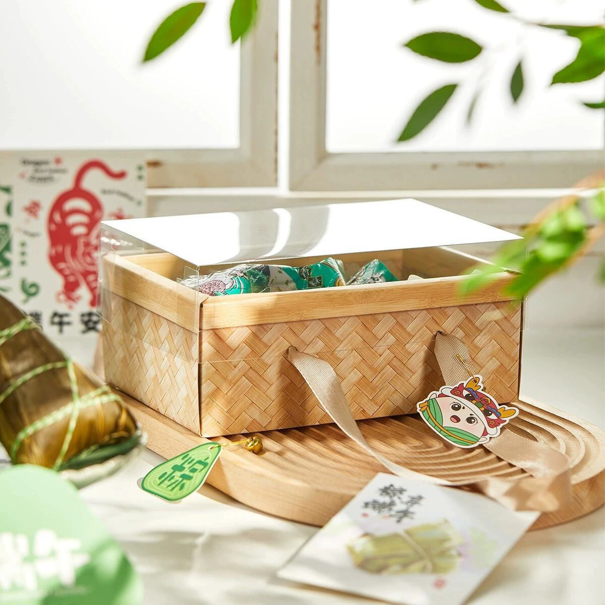 Упаковка в коробке с рисовыми клецками в коробке с подарочной коробкой пустая коробка с утиным яйцом и мясом