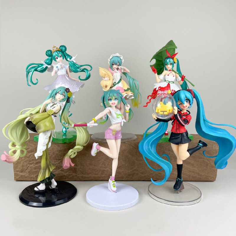 The first sound of the future animation hand-held water ice moon beautiful girl Remram dome sister secondary doll model ornaments batch The first sound of the future animation hand-held water ice moon beautiful girl Remram dome sister secondary doll model ornaments batch