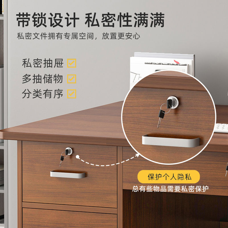 Escritorio de computadora Escritorio simple y moderno hogar Escritorio de estudiante Dormitorio Escritorio de oficina con cerradura