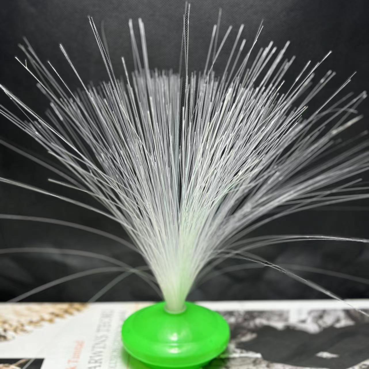 Lámpara de fibra óptica LED estrella de fibra óptica decoración del dormitorio doméstico LED luz nocturna colorida luz de atmósfera de cambio de color automático