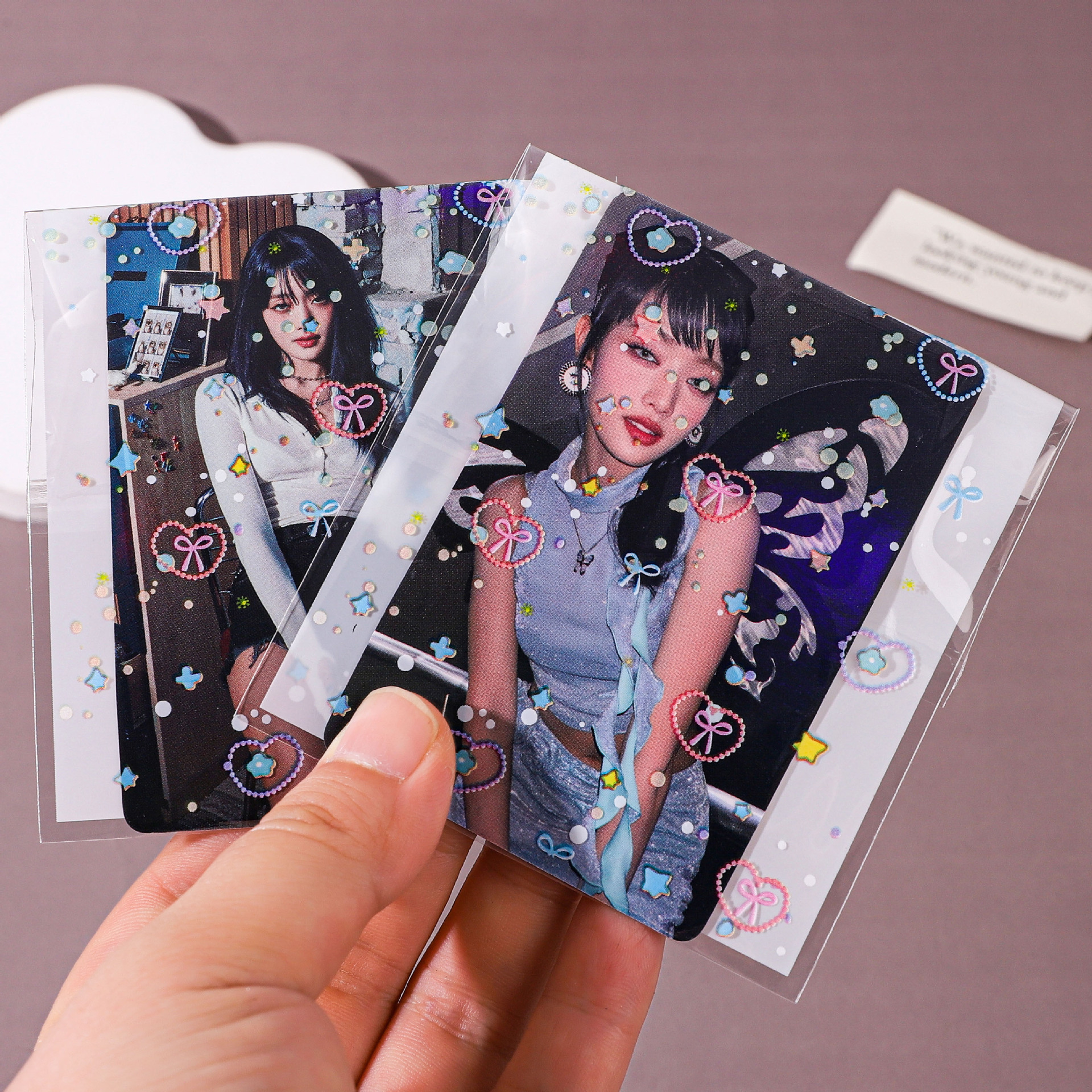 源工場の新型の清新な愛の要素は自分で袋の小さい掛け物の贈り物の包装袋のアクセサリーの包装袋をくっつけます。