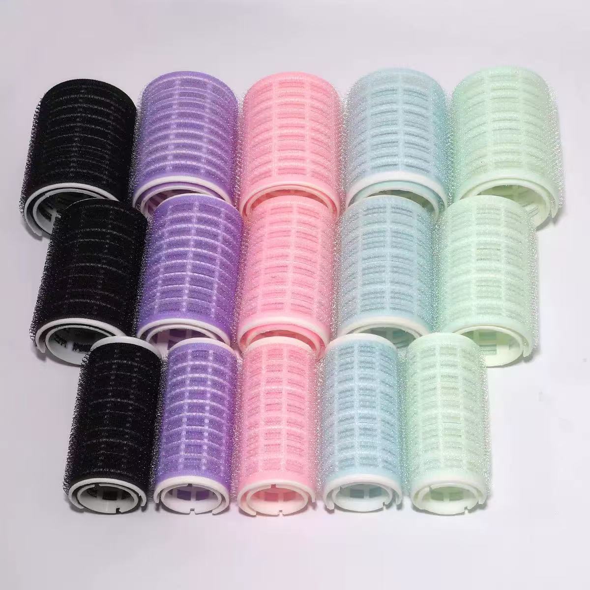 Air Bangs Curling Rollers with Magic Tape Self-Adhesive Hair Curlers, Bangs Curling Tool for Voluminous Hair Roots, Figure-Eight Bangs Curling Tool