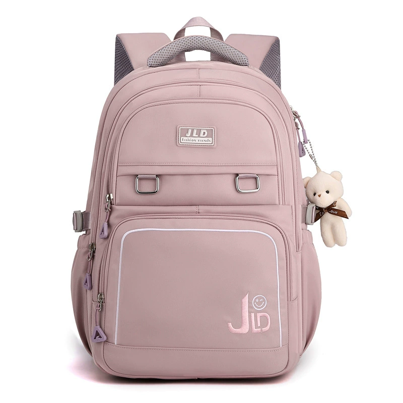 Capacious school bag, high quality backpack for traveling, simple and elegant design, for secondary school, for students