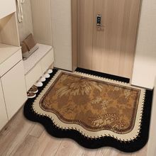 法式復古中古風入戶門地墊門口進門墊子2025新款玄關耐臟免洗地毯
