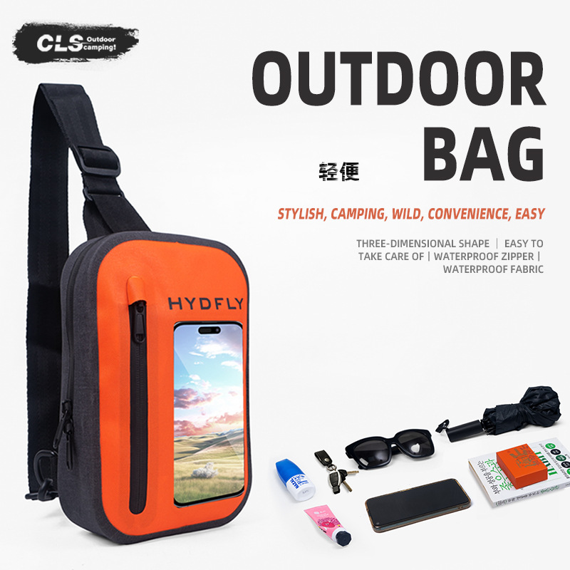 CLS outdoor waterproof portable bag travel crossbody shoulder bag waterproof commuter leisure mountaineering riding camping backpack
