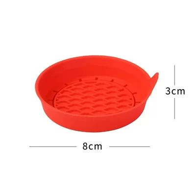 Cross-border best-selling creative silicone car Anti-slip mat - red
