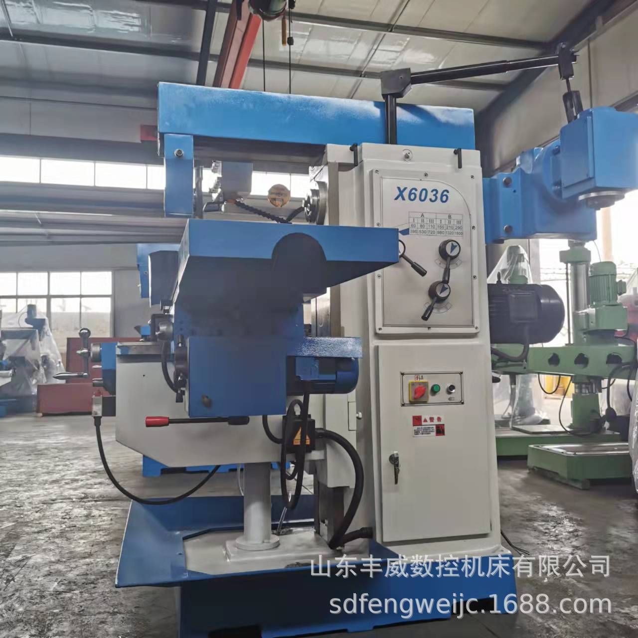 优质升降台铣床X6036卧式铣床可加立铣头实现一机两用 现货供应