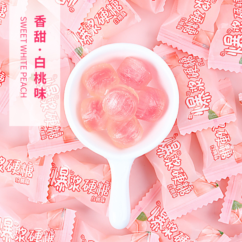 흰 복숭아 맛 2500g (약 575 개)