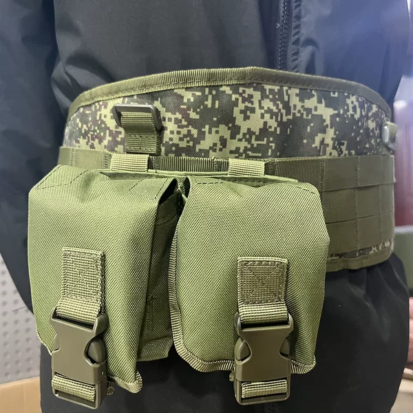 Outdoor Tactical Molle Grenade Accessory Bag, Multi-Functional Accessory Bag, Vest Belt, Tactical Hanging Bag, Two-Piece Bag