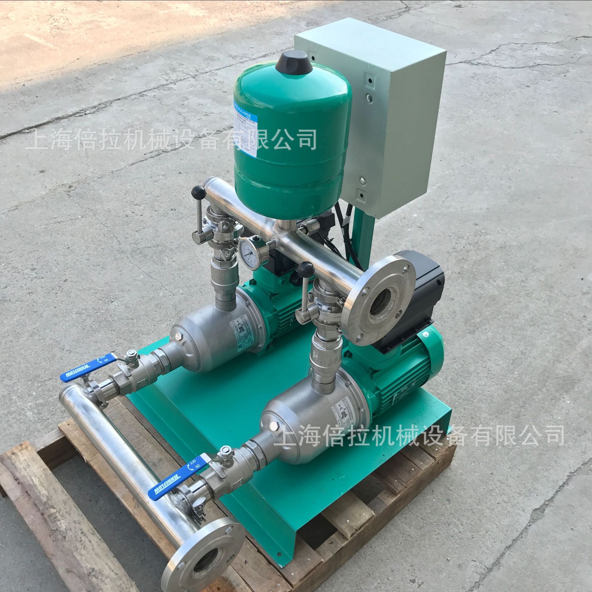 威乐水泵一控二高压变频供水系统MHI1604不锈钢变频恒压泵组