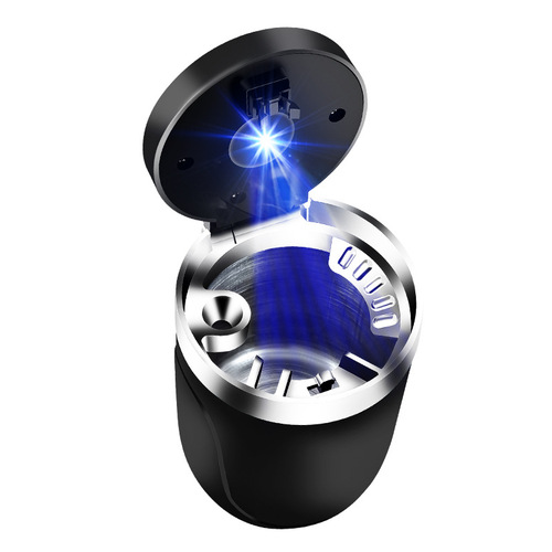 Directly supplied from the manufacturer, one-click opening of car ashtray, personalized and creative, multi-functional LED with light interior supplies