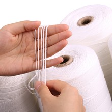 04香肠挂腊肠捆绑猪蹄绳子档案袋绳大化纤棉线 包粽子绳123mm棉绳