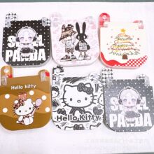 吊孔亚克力卡通印花浮雕翻盖手机diy手机链车挂钥匙包链饰 品配件