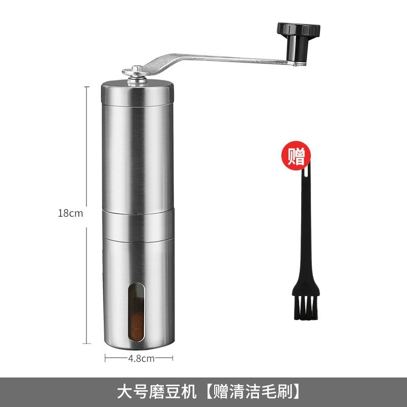 Wholesale Hand-Cranked Coffee Machine Stainless Steel Household New Handmade Coffee Grinder Manual Coffee Bean Machine Coffee Grinder