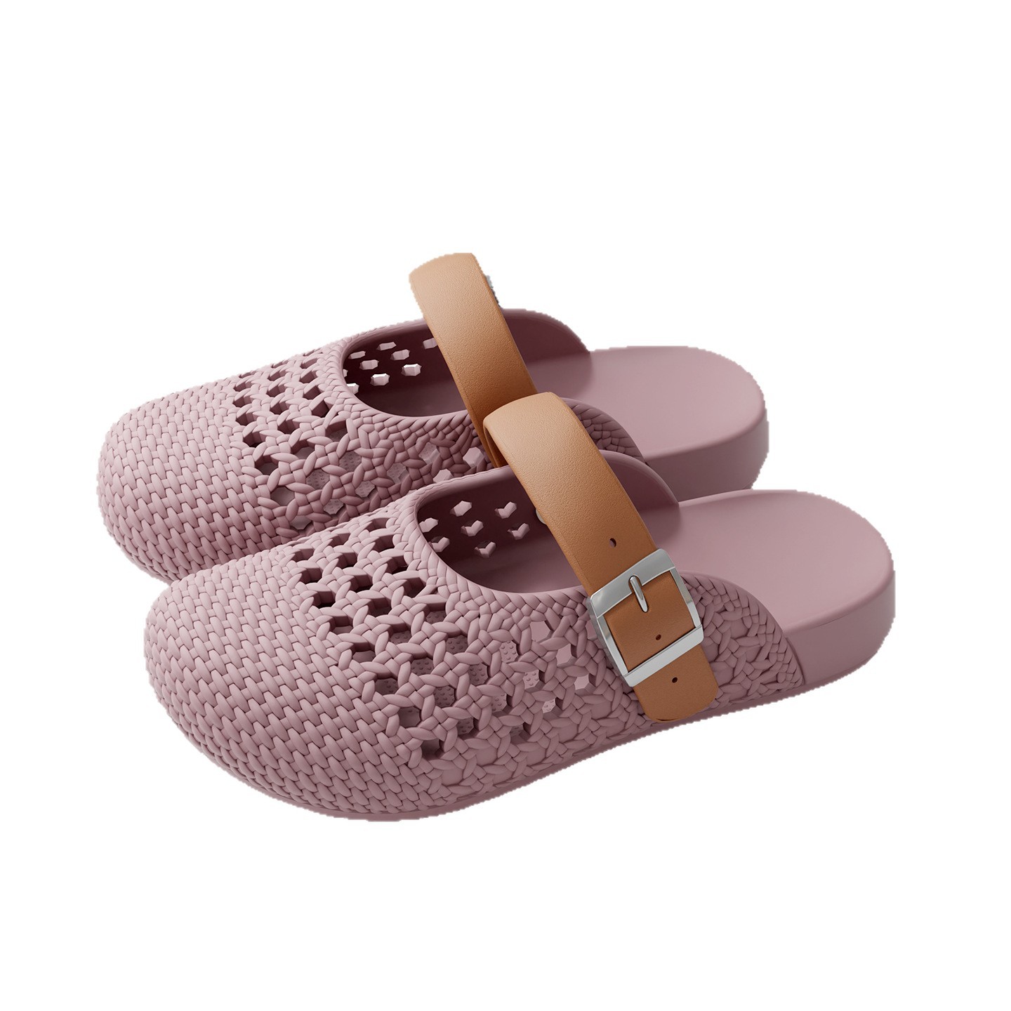 Croc schoenen dames zomer bovenkleding 2026 nieuwe indoor home antislip dikke zolen anti-geur en antibacteriële teen-teen sandalen
