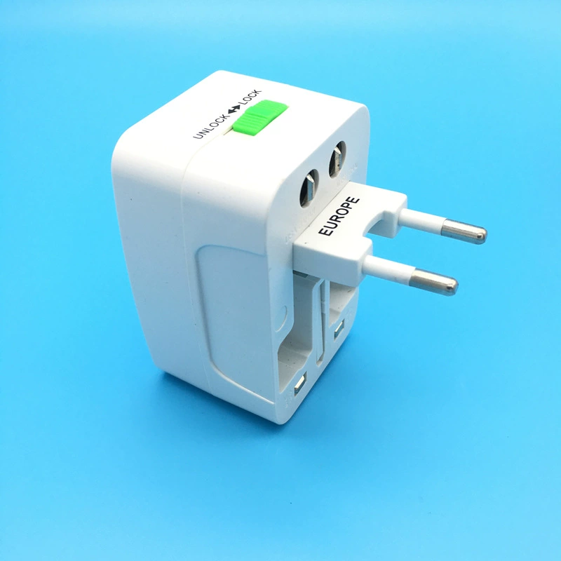 Трансграничная поставка Многостраничный путешествий конвертер вилки USB зарядное устройство США, Европа и британский стандарт конвертеры