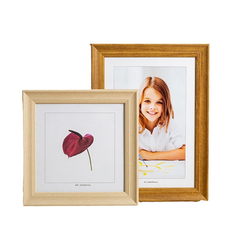 Light Luxury Square 14-Inch 16-Inch 18inch 20inch Wall-Mounted Framed Photo Frame 35.4cm Nail-Free Wall-Mounted Picture Frame