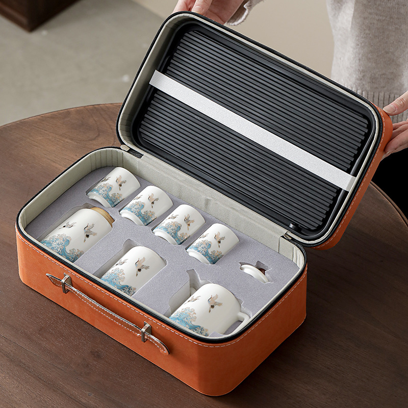 Handheld tea set for camping for traveling