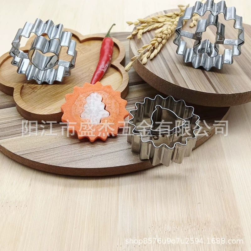 Форма для печенья из нержавеющей стали для рождественских украшений, для фонданта, джема, печенья, тортов, для самостоятельного изготовления, рождественская, ограниченная серия