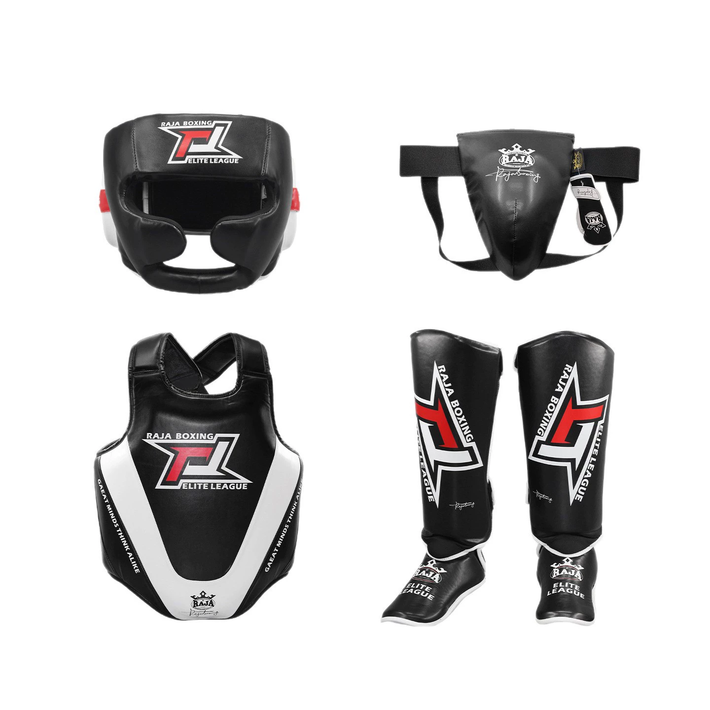 Boxing protective gear for adults, set, gaiters for training