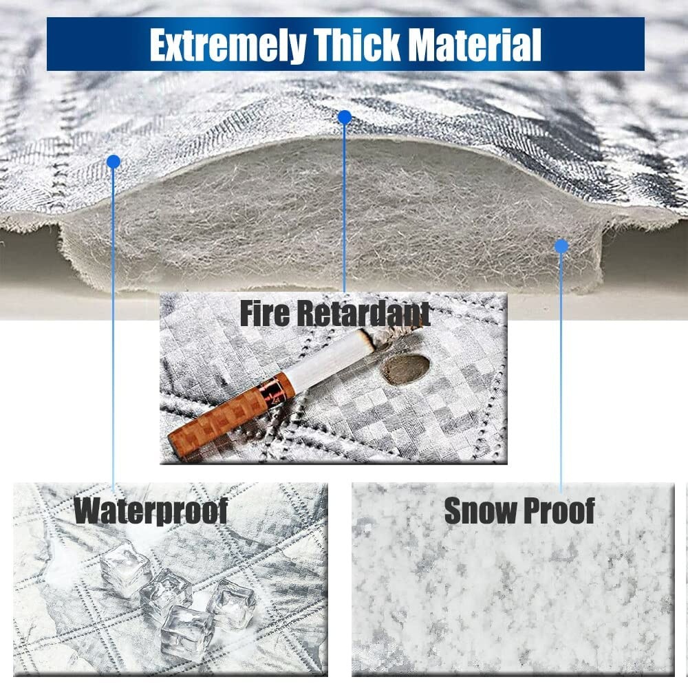Universal Car Rear Magnetic Sunshade Aluminum Foil Frost-Proof Anti-Freeze Snow Cover Car Window Sunshade Car Sunshade