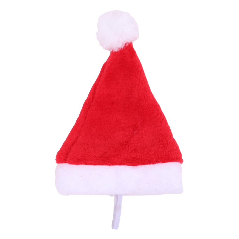 Suministros de decoración navideña, gorros para mascotas, sombreros para perros y gatos, gorros navideños, gorros pequeños de terciopelo y felpa, estilo retro