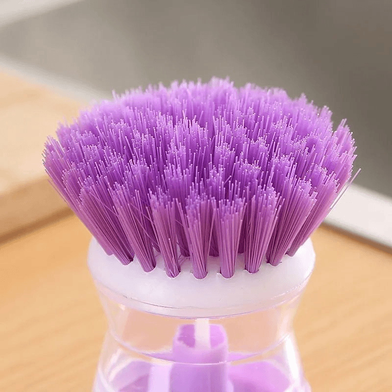 Agregue detergente, cepillo para ollas, cepillo para ollas, artefacto, aceite antiadherente, prensa de cocina, cepillo para ollas, adición automática de esponja líquida, cepillo para lavar platos